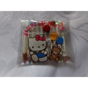 Vintage Hello Kitty Mini Colored‎ Pencils 1987 Pink pencil used